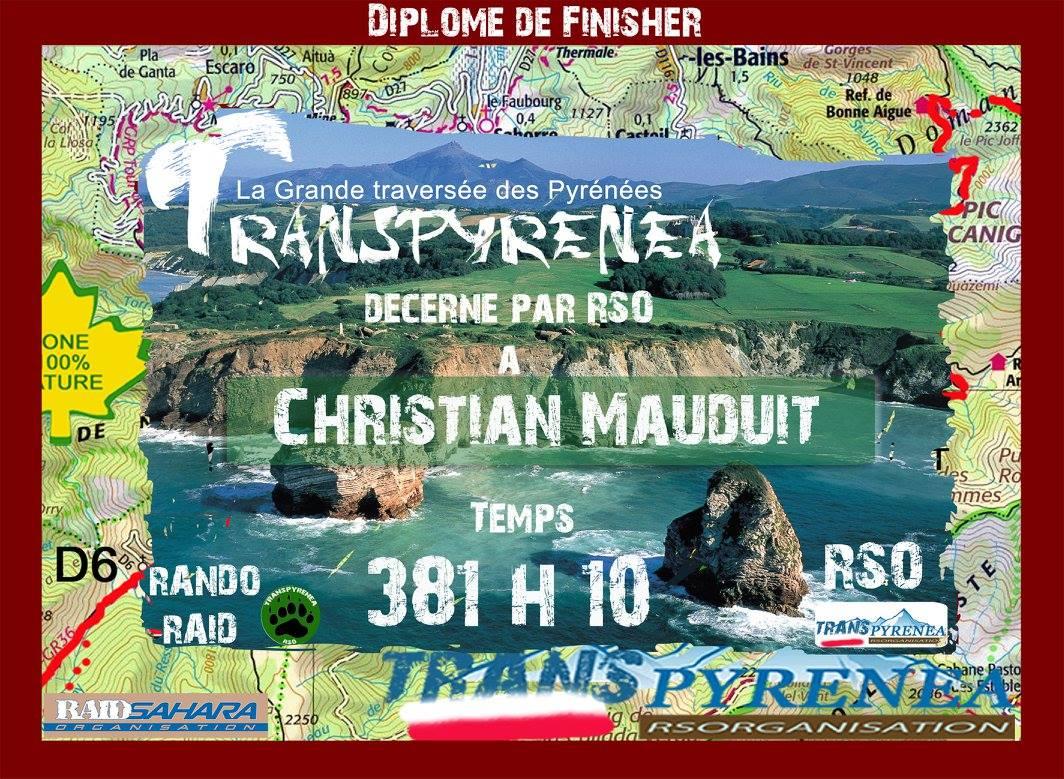 Transpyrénéa certificate